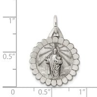 925 Sterling Silver Saint Jude Thaddeus Medal