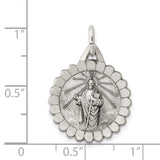 925 Sterling Silver Saint Jude Thaddeus Medal