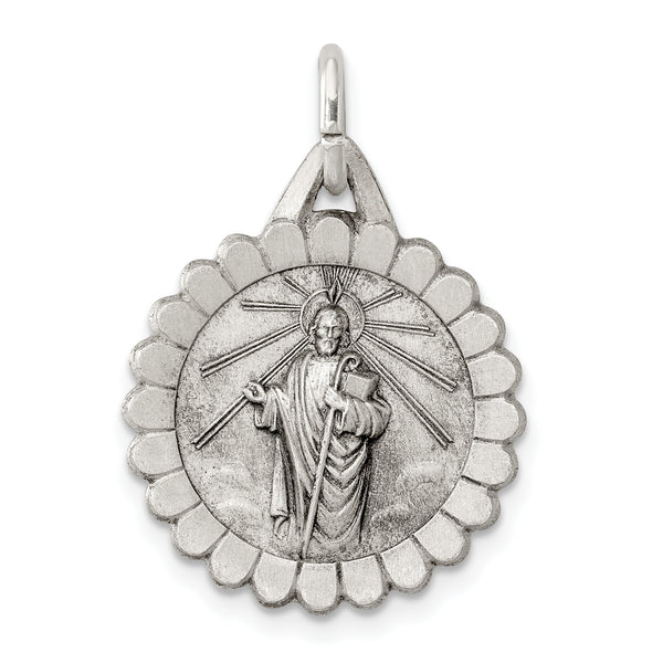 925 Sterling Silver Saint Jude Thaddeus Medal