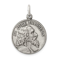 925 Sterling Silver Saint Jude Thaddeus Medal
