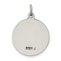 925 Sterling Silver Saint Lucy Medal