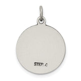 925 Sterling Silver Saint Lucy Medal