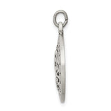 925 Sterling Silver Antiqued Saint Michael Army Medal