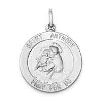925 Sterling Silver Saint Anthony Medal