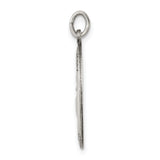 Saris and Things 925 Sterling Silver Antiqued Saint Anthony Medal