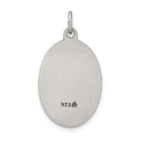Saris and Things 925 Sterling Silver Antiqued Saint Anthony Medal