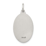 925 Sterling Silver Antiqued Saint Anthony Medal