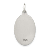 925 Sterling Silver Antiqued Saint Anthony Medal