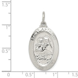 925 Sterling Silver Saint Anthony Medal