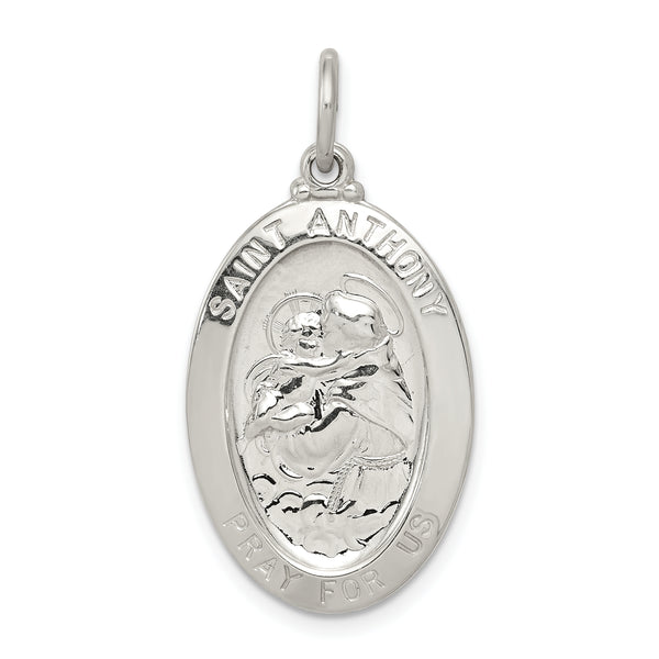 925 Sterling Silver Saint Anthony Medal