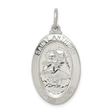 925 Sterling Silver Saint Anthony Medal