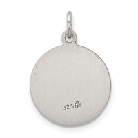 925 Sterling Silver Antiqued Saint Andrew Medal
