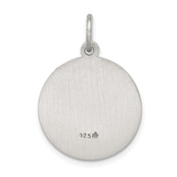 925 Sterling Silver Antiqued Saint Andrew Medal