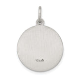 925 Sterling Silver Antiqued Saint Andrew Medal