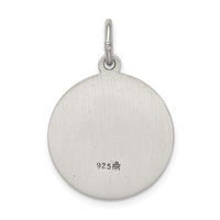 Saris and Things 925 Sterling Silver Antiqued Saint Anne Medal