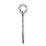 Saris and Things 925 Sterling Silver Antiqued Saint Elizabeth Seton Medal