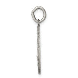 Saris and Things 925 Sterling Silver Antiqued Saint Elizabeth Seton Medal