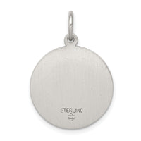 Saris and Things 925 Sterling Silver Antiqued Saint Elizabeth Seton Medal