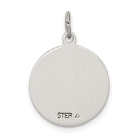 925 Sterling Silver Antiqued Saint Anne Medal