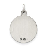 Saris and Things 925 Sterling Silver Antiqued Saint Florian Medal