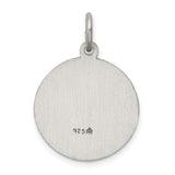Saris and Things 925 Sterling Silver Antiqued Saint Florian Medal