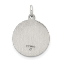 Saris and Things 925 Sterling Silver Antiqued Saint Francis Medal