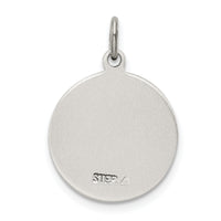 925 Sterling Silver Antiqued Saint Francis of Assisi Medal