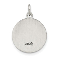 Goldia Sterling Silver Antiqued Saint Francis of Assisi Medal