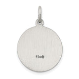 Saris and Things 925 Sterling Silver Antiqued Saint George Medal