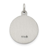 925 Sterling Silver Antiqued Saint Gerard Medal