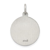925 Sterling Silver Antiqued Saint Gerard Medal