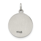 Saris and Things 925 Sterling Silver Antiqued Saint John Medal