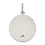 Saris and Things 925 Sterling Silver Antiqued Saint John Medal