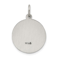 Saris and Things 925 Sterling Silver Antiqued Saint John the Baptist Medal