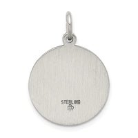 Saris and Things 925 Sterling Silver Antiqued Saint John the Baptist Medal