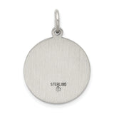 Saris and Things 925 Sterling Silver Antiqued Saint John the Baptist Medal