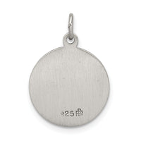 Saris and Things 925 Sterling Silver Antiqued Saint Mark Medal