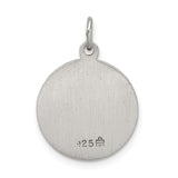 Saris and Things 925 Sterling Silver Antiqued Saint Mark Medal