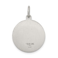 Saris and Things 925 Sterling Silver Antiqued Saint Mark Medal