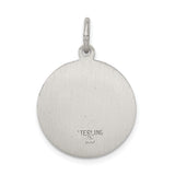 Saris and Things 925 Sterling Silver Antiqued Saint Mark Medal