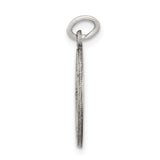 Saris and Things 925 Sterling Silver Antiqued Saint Martha Medal