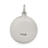 Saris and Things 925 Sterling Silver Antiqued Saint Martha Medal
