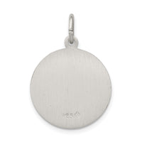 Saris and Things 925 Sterling Silver Antiqued Saint Martha Medal