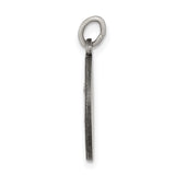 Saris and Things 925 Sterling Silver Antiqued Saint Matthew Medal