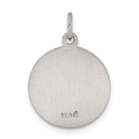 Saris and Things 925 Sterling Silver Antiqued Saint Matthew Medal