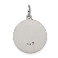 Saris and Things 925 Sterling Silver Antiqued Saint Matthew Medal