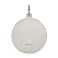 Saris and Things 925 Sterling Silver Antiqued Saint Matthew Medal