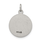 925 Sterling Silver Saint Patrick Medal