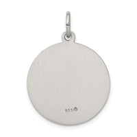 Saris and Things 925 Sterling Silver Antiqued Saint Patrick Medal