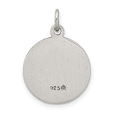 Saris and Things 925 Sterling Silver Antiqued Saint Peter Medal